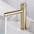 Single-Handle Bathroom Mixer Faucet for Hot and Cold Water
