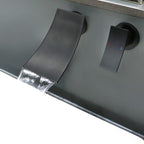 Sleek Single Lever Wall Mounted Waterfall Faucet for Bathroom Sink