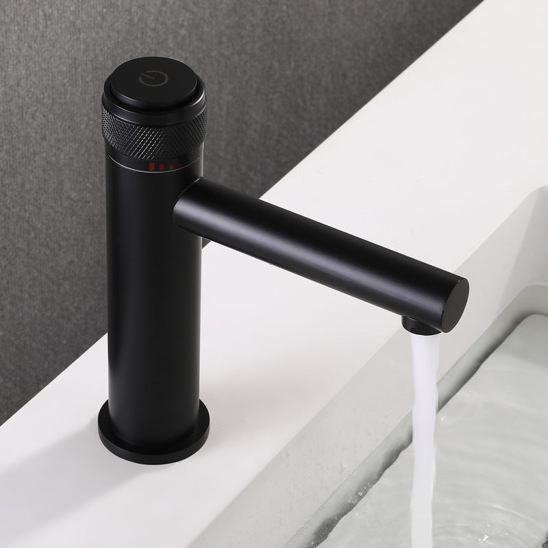 Single-Handle Bathroom Mixer Faucet for Hot and Cold Water