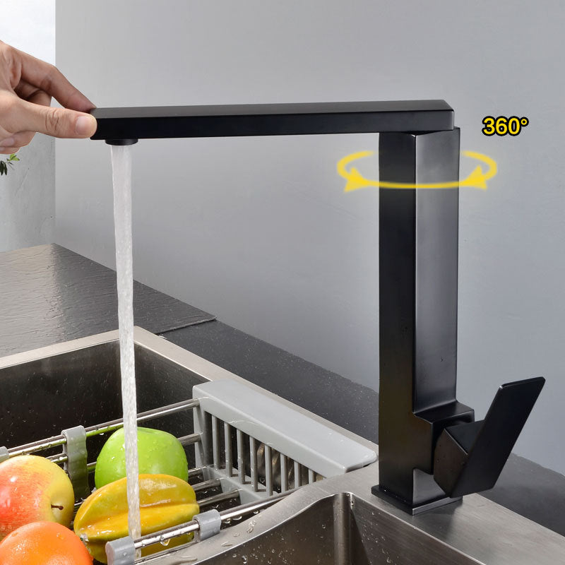 VeroFlow 360-Degree Stainless Steel Kitchen Mixer Faucet