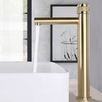 Single-Handle Bathroom Mixer Faucet for Hot and Cold Water