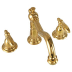 Marcelli Vintage Brass Double-Handle Bathroom Faucet for 3-Hole Sink