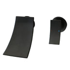 Sleek Single Lever Wall Mounted Waterfall Faucet for Bathroom Sink