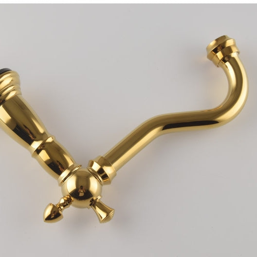 Marcelli Vintage Brass Double-Handle Bathroom Faucet for 3-Hole Sink