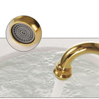 Marcelli Vintage Brass Double-Handle Bathroom Faucet for 3-Hole Sink