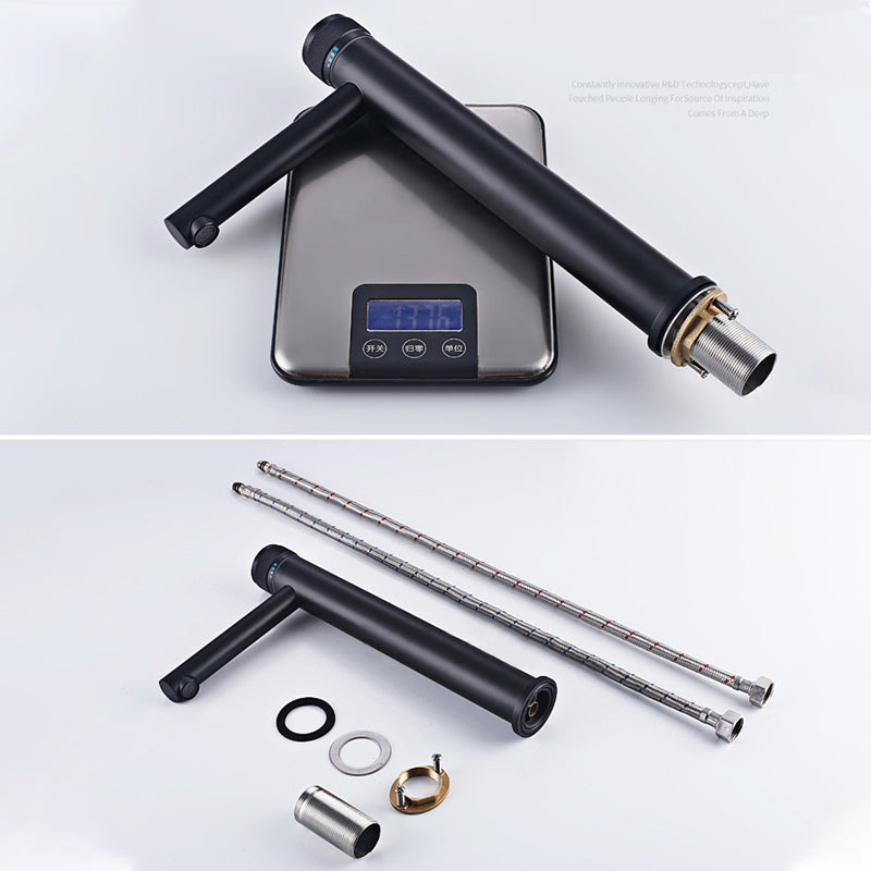 Single-Handle Bathroom Mixer Faucet for Hot and Cold Water