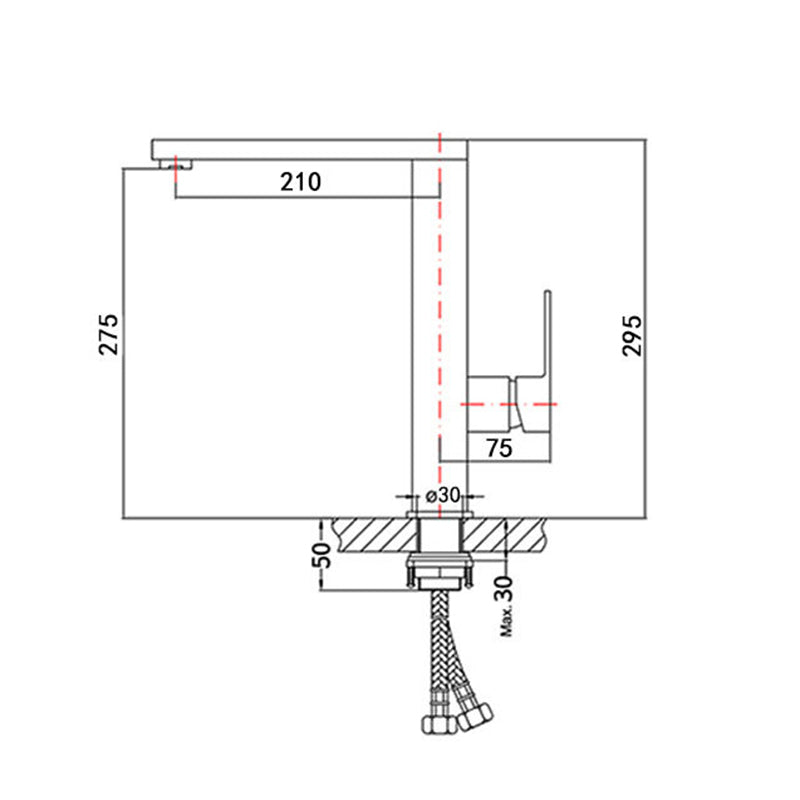 VeroFlow 360-Degree Stainless Steel Kitchen Mixer Faucet