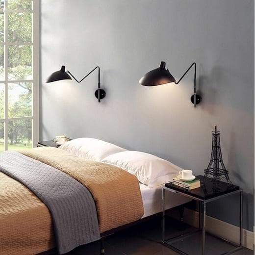 Marlo Duckbill Wall Light With Swing Arms