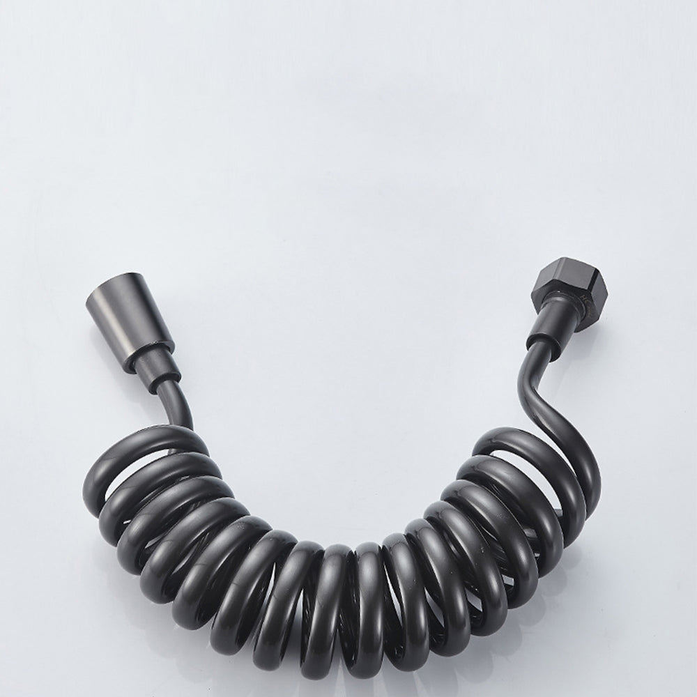 Graues Wandmontage-Bidet-Set mit Handbrause