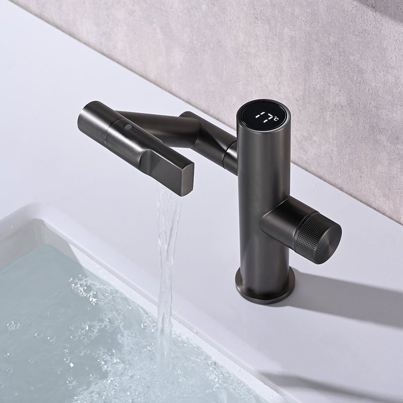 Nerova | Smart Single-Hole Bathroom Faucet with Temperature Readout