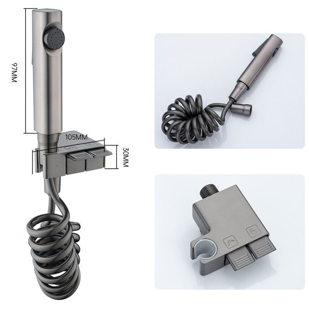 AquaKey | Adjustable Handheld Bidet Sprayer With Piano-Style Controls for Toilet