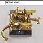 Marcelli Vintage Brass Double-Handle Bathroom Faucet for 3-Hole Sink
