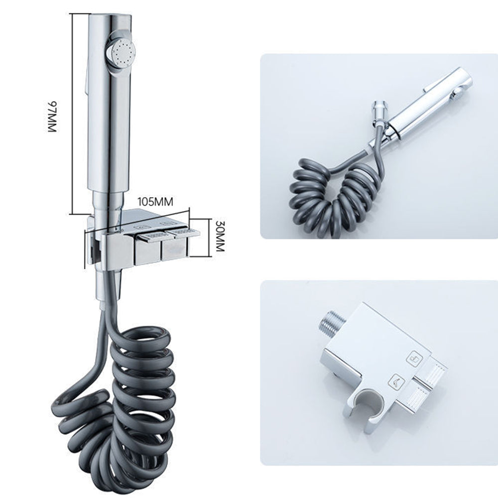 AquaKey | Adjustable Handheld Bidet Sprayer With Piano-Style Controls for Toilet