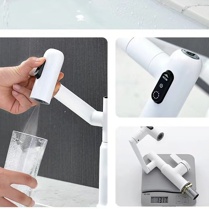 Smart Digital Basin Faucet for Hot and Cold Water