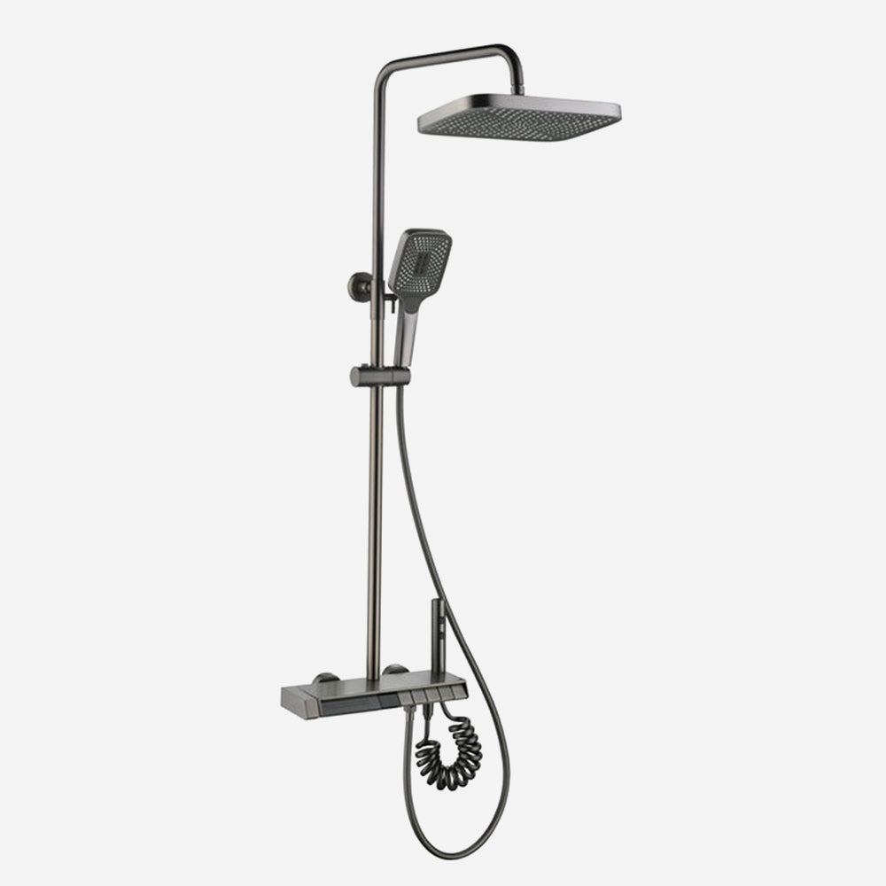 AquaSense Smart Bathroom Shower Systems with Digital Temperature Display