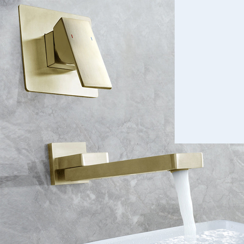 Aureli | Wall-Mounted Single-Handle Bathroom Sink Faucet