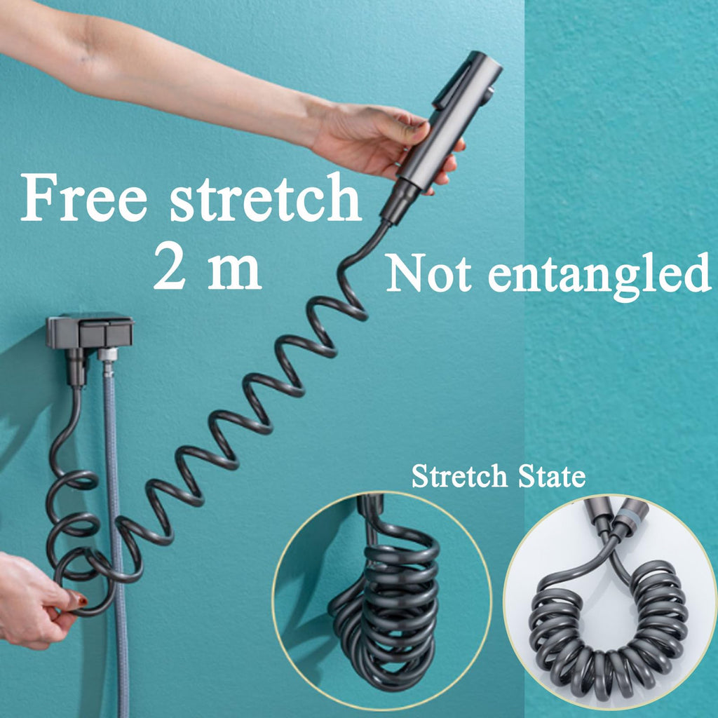 AquaKey | Adjustable Handheld Bidet Sprayer With Piano-Style Controls for Toilet