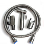 Nuvoro | Gunmetal Grey Stainless Steel Hygienic Handheld Toilet Bidet Sprayer