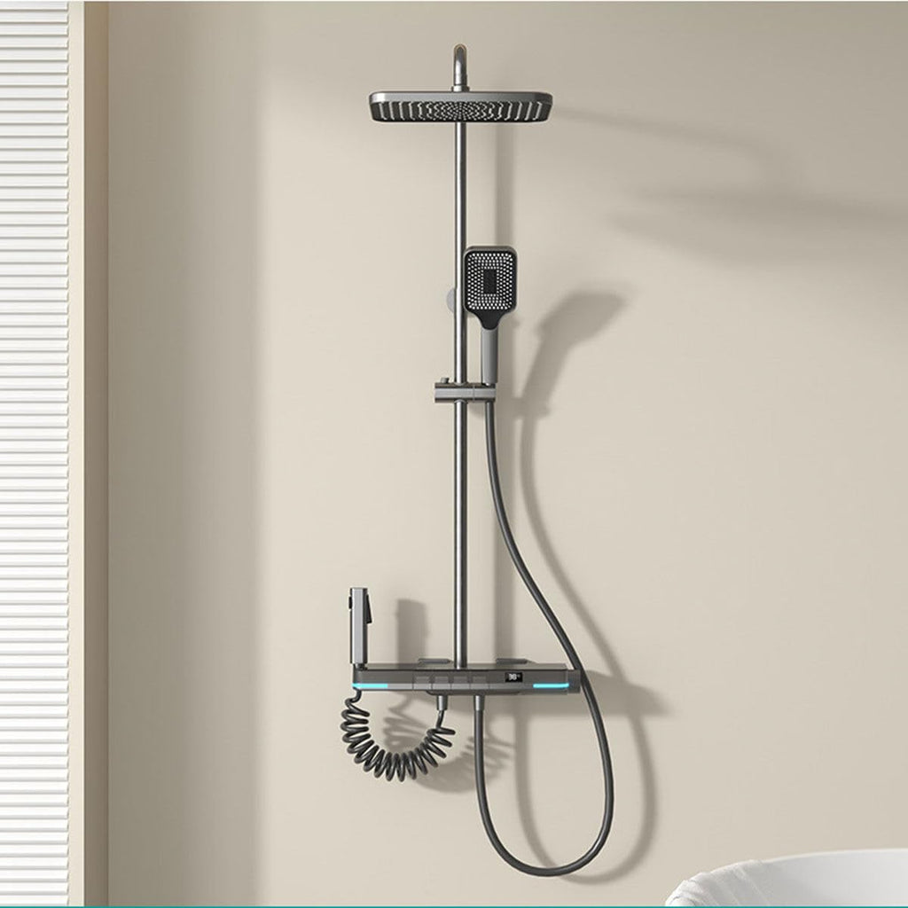 Aurell | Thermostatic Shower System With Digital Display