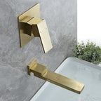 Aureli | Wall-Mounted Single-Handle Bathroom Sink Faucet