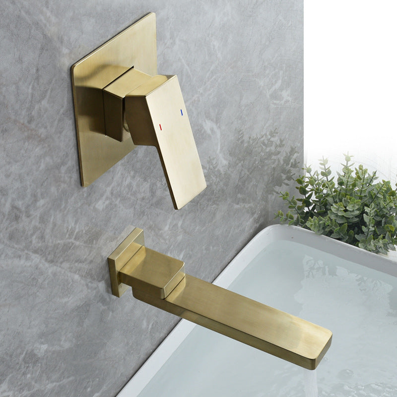 Aureli | Wall-Mounted Single-Handle Bathroom Sink Faucet