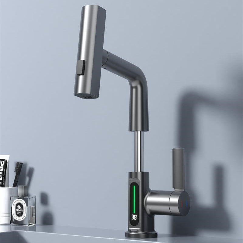 Vellaro Single Hole Brass Faucet for Hot and Cold Water