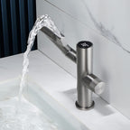 Nerova | Smart Single-Hole Bathroom Faucet with Temperature Readout