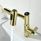 Smart Digital Basin Faucet for Hot and Cold Water