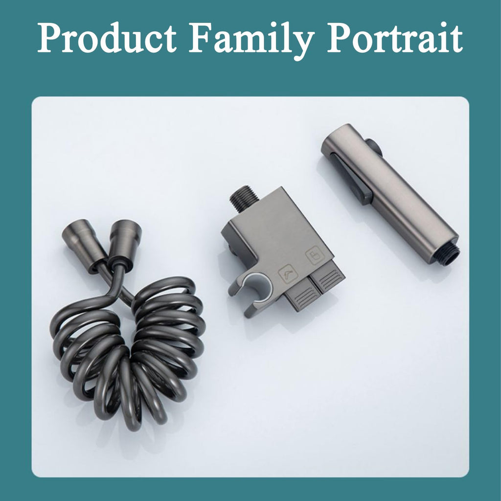 AquaKey | Adjustable Handheld Bidet Sprayer With Piano-Style Controls for Toilet