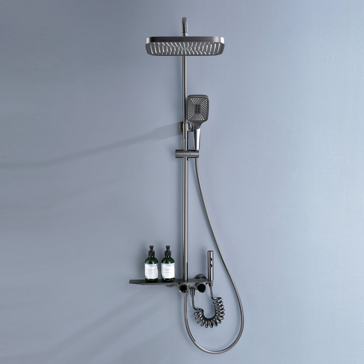 Nerida | Wall-Mounted Bath Mixer & Shower System