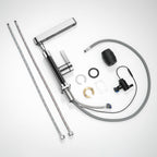 Alyra Single-Hole Pull-Out Faucet With Temperature Readout