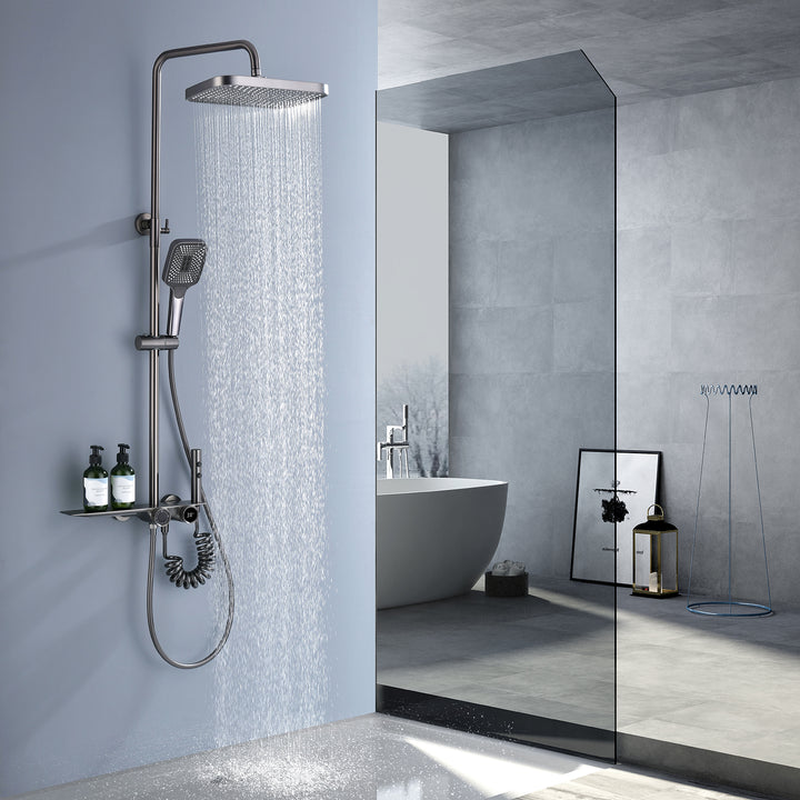Nerida | Wall-Mounted Bath Mixer & Shower System