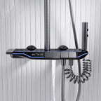 AquaSense Smart Shower System with Digital Temperature Display