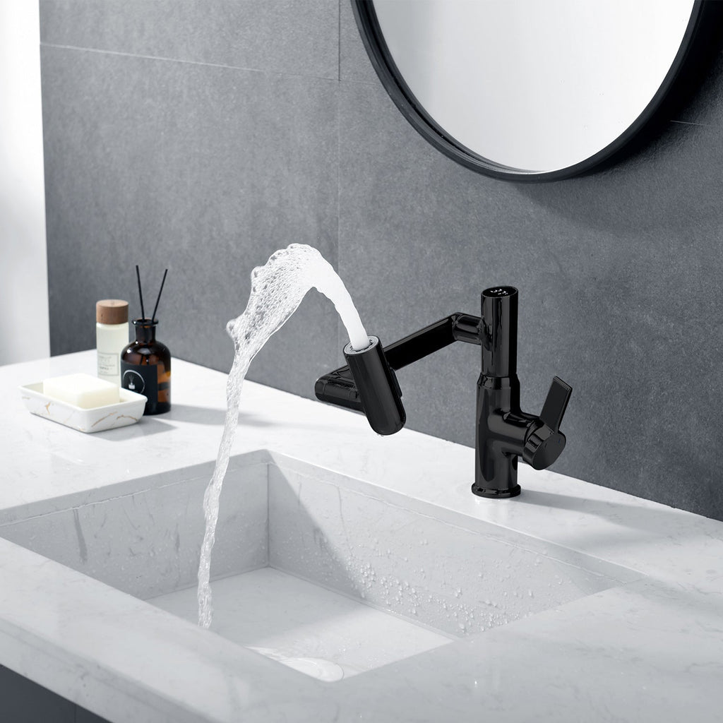 Smart Digital Basin Faucet for Hot and Cold Water
