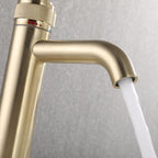 Single-Handle Bathroom Mixer Faucet for Hot and Cold Water