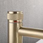 Single-Handle Bathroom Mixer Faucet for Hot and Cold Water