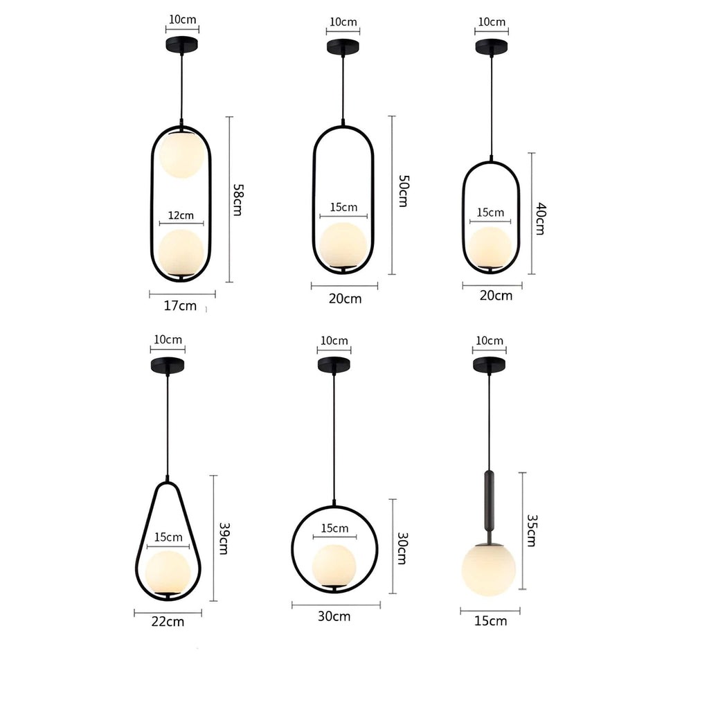 LumaSphere | Glass Orb LED Pendant Lights