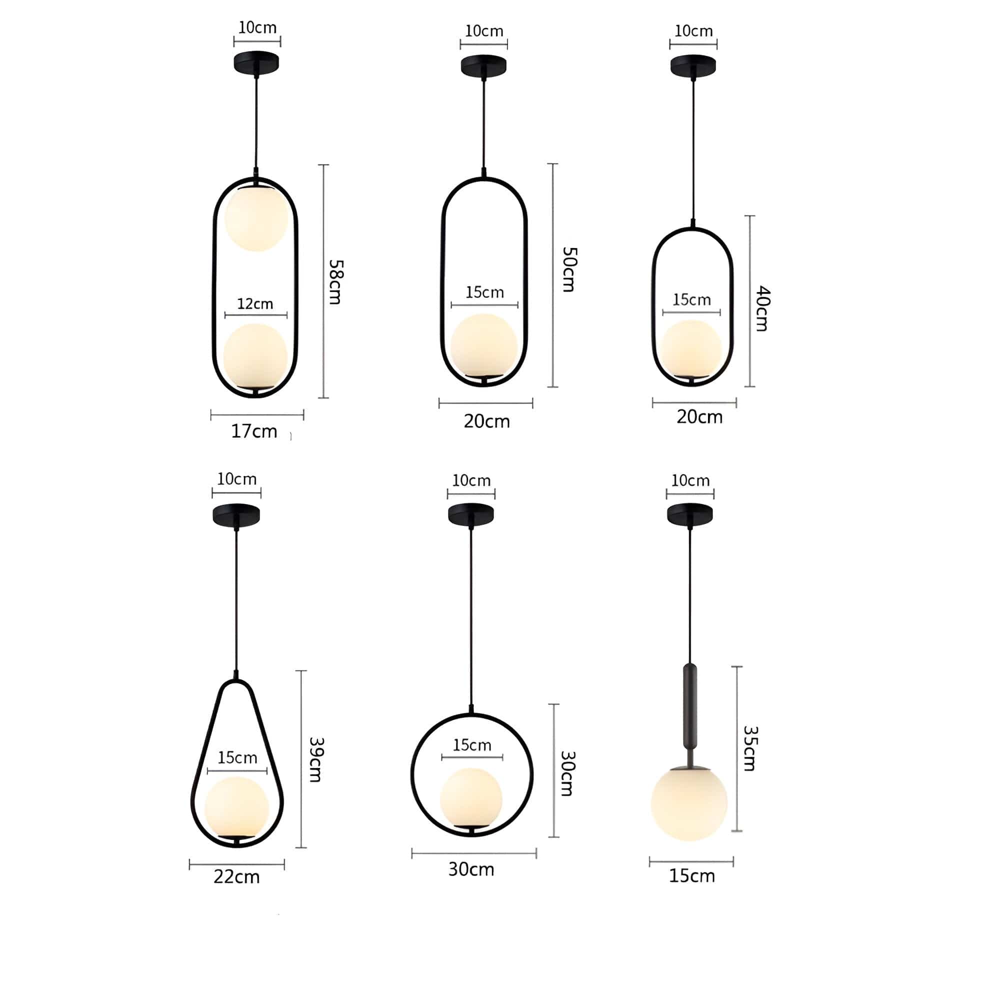 LumaSphere | Glass Orb LED Pendant Lights