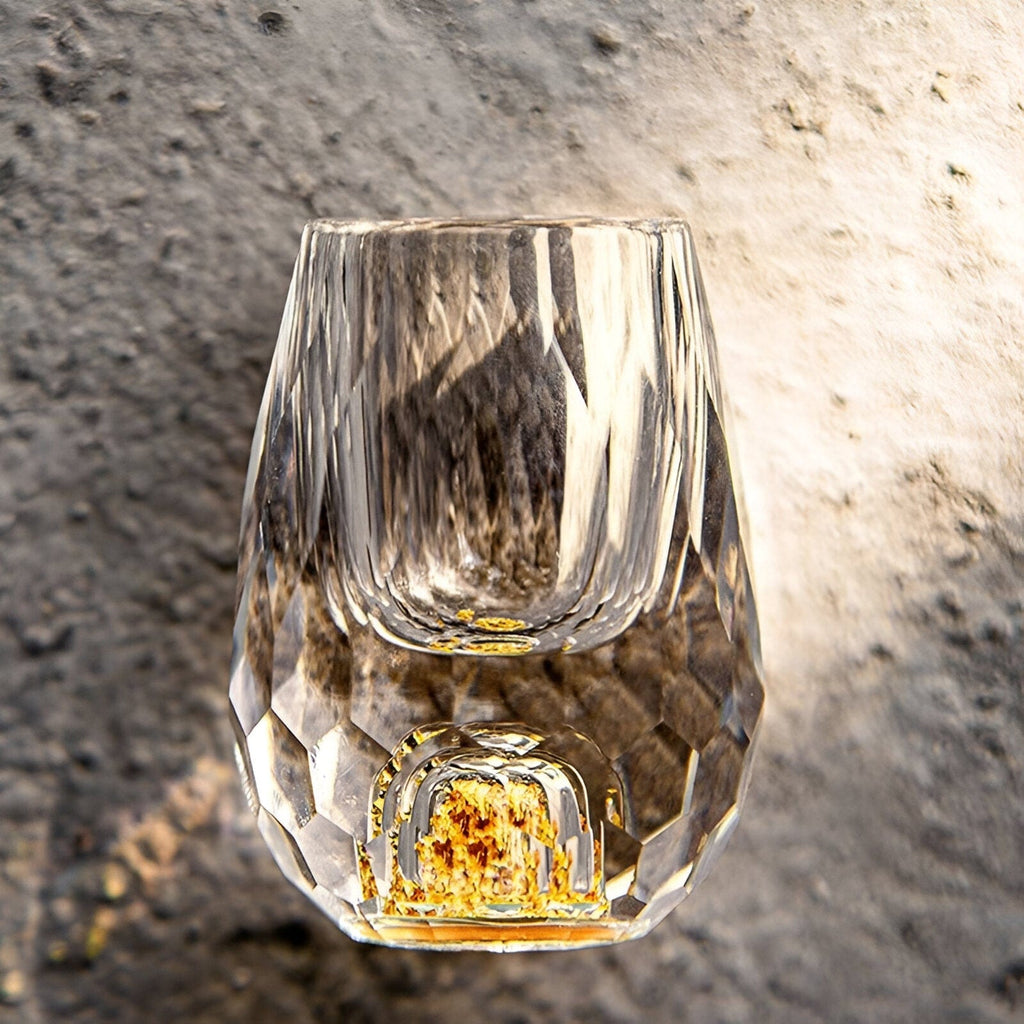 Luxury Vodka Glass With Crystal Base