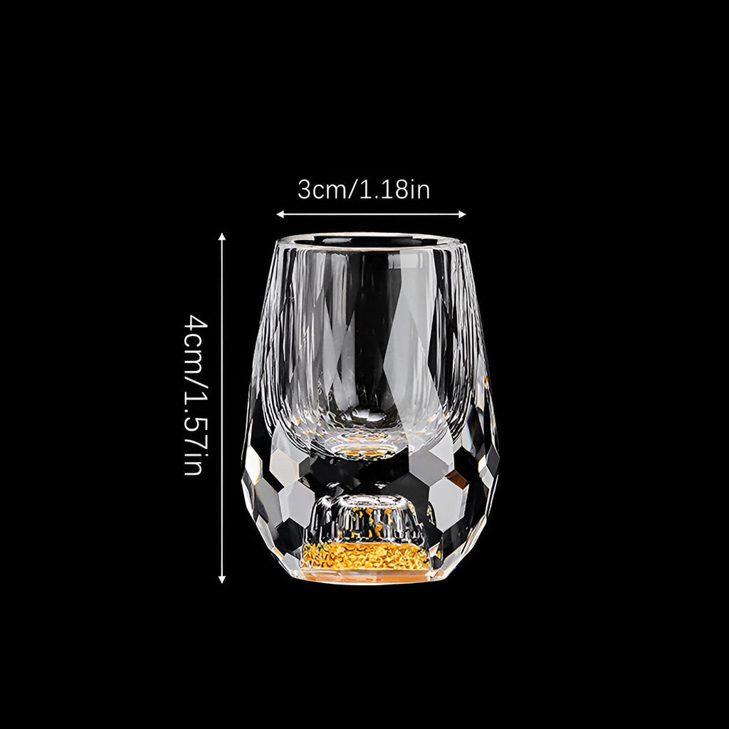 Luxury Vodka Glass With Crystal Base