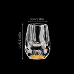 Luxury Vodka Glass With Crystal Base