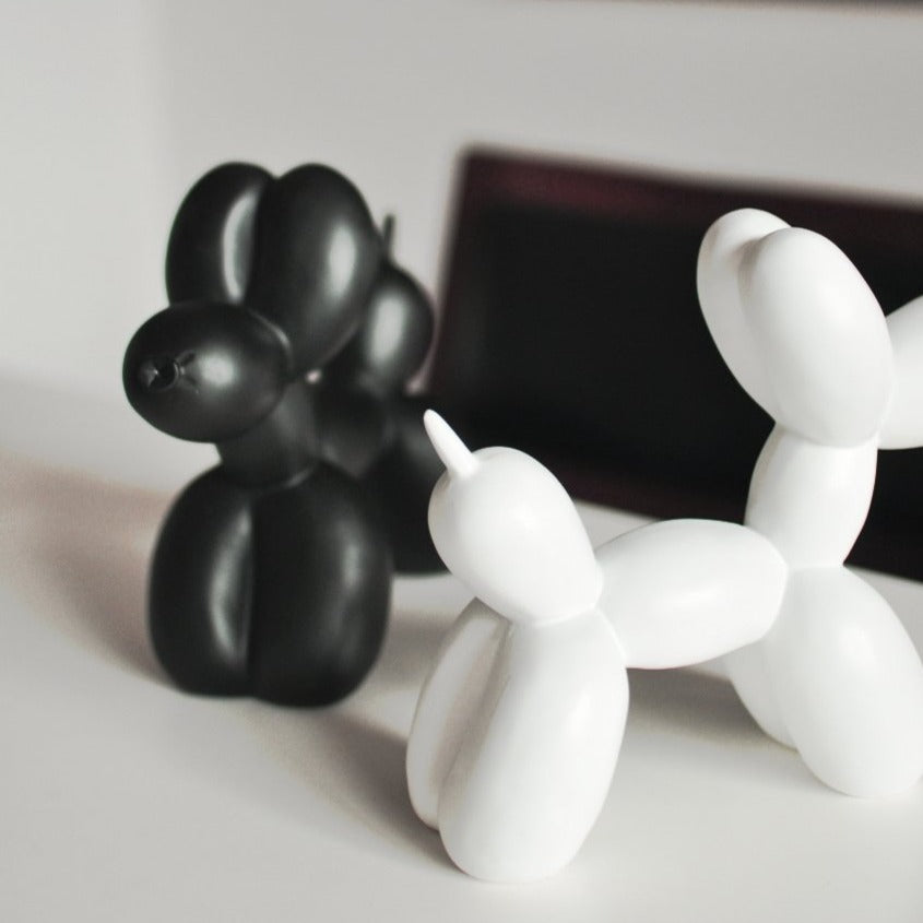 Handcrafted Resin Balloon Dog Figurine