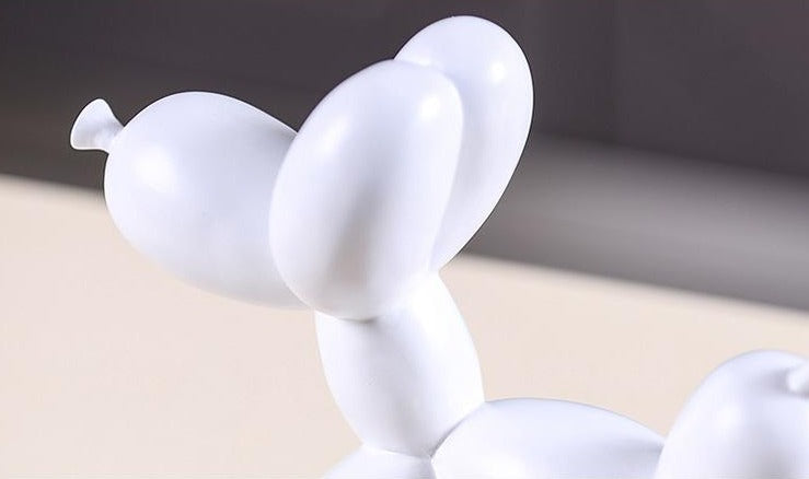 Handcrafted Resin Balloon Dog Figurine
