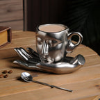 Modern Abstract Coffee Set