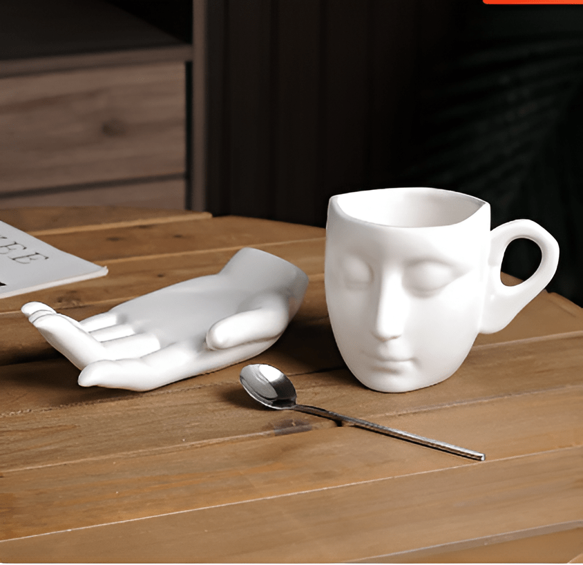 Modern Abstract Coffee Set