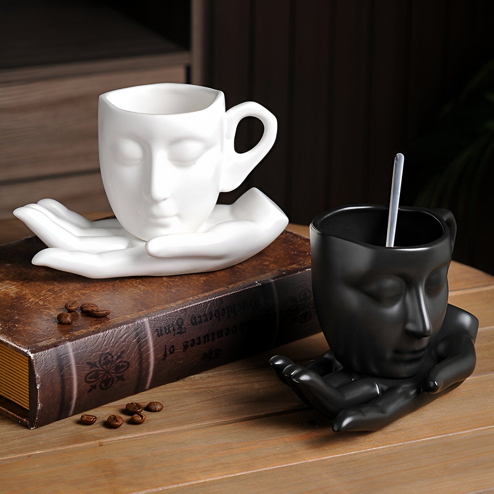 Modern Abstract Coffee Set