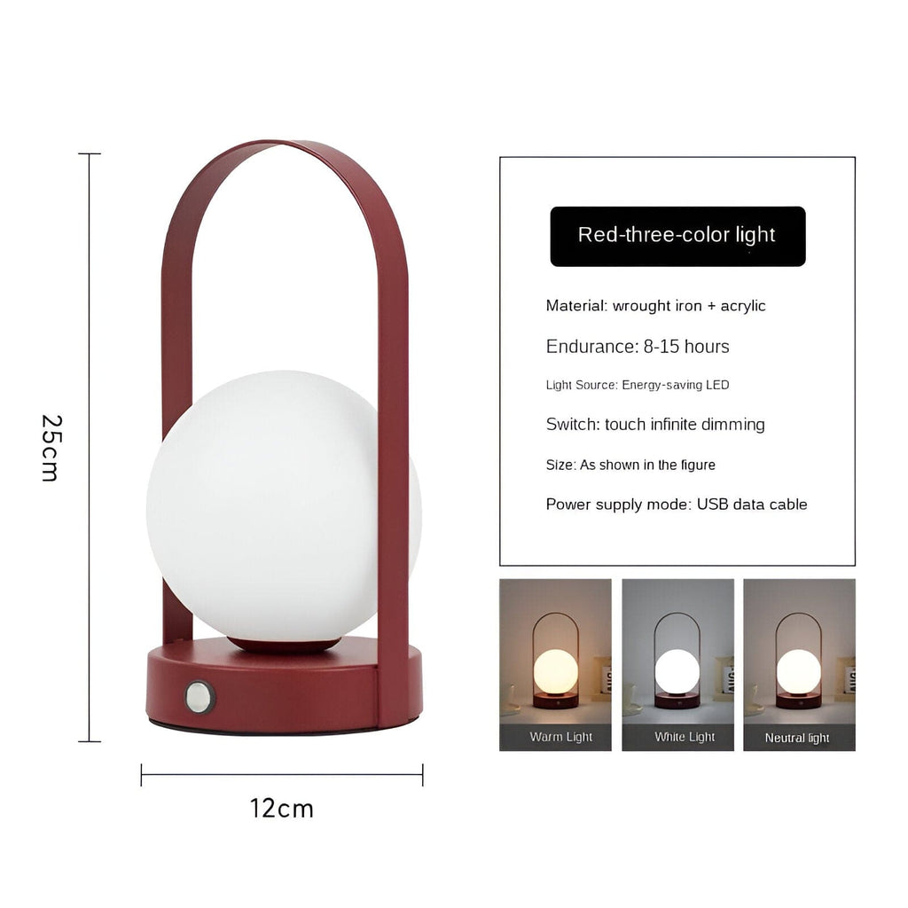 AeroLume | Dimmable Wireless Hanging & Table Lamp