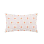 Lumbar Pillow Cover with Daisy Embroidery