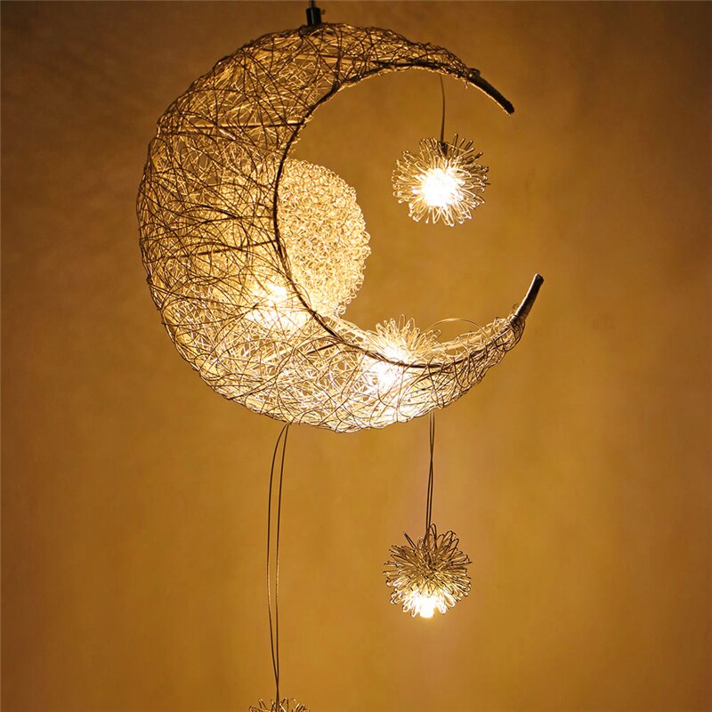 Lunera Modern LED Moon and Star Pendant Lights