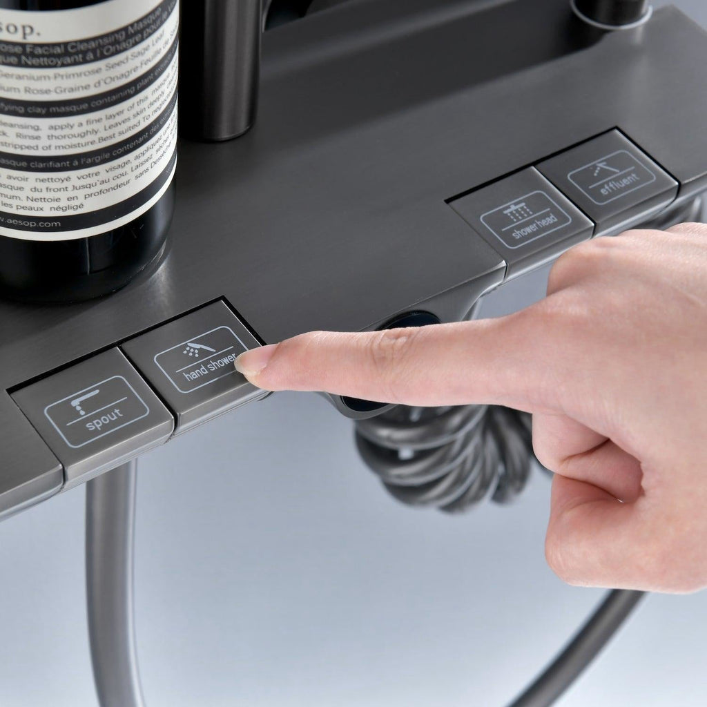 AquaSense Smart Shower System with Multi-Function Jets